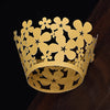 Gold Lace Flower Laser Cut Cupcake Wrappers / Cases - 20 pcs