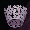 Lilac Lace Flower Laser Cut Cupcake Wrappers / Cases - 20 pcs
