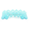 3.6m Four Leaf Clover String Tissue Paper Flower Garland Backdrop - Baby Blue