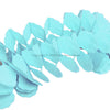 3.6m Four Leaf Clover String Tissue Paper Flower Garland Backdrop - Baby Blue