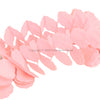 3.6m Four Leaf Clover String Tissue Paper Flower Garland Backdrop - Rose Pink