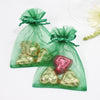 Forest Green Organza Favour Bags - Pack of 10