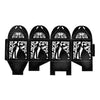 Black Bride & Groom Luxury Favour Boxes With Organza Ribbons - 20 pcs