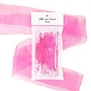 Hot Pink Organza Sheer Ribbon