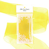 Lemon Organza Sheer Ribbon