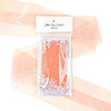 Peach Organza Sheer Ribbon