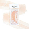 Petal Peach Organza Sheer Ribbon