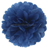 Navy Tissue Paper Pompoms Flower Ball (Single Pack)