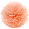 Peach Tissue Paper Pompoms Flower Ball (Single Pack)