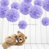 Lilac Tissue Paper Pompoms Flower Ball (Single Pack)