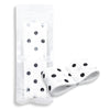 White 38mm Polka Dot Grosgrain Ribbon