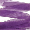 Plum Organza Sheer Ribbon