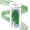 Forest Green Organza Sheer Ribbon