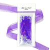 Purple Organza Sheer Ribbon
