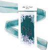 Teal Organza Sheer Ribbon