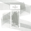 Silver Grey Organza Sheer Ribbon