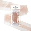 Taupe Organza Sheer Ribbon
