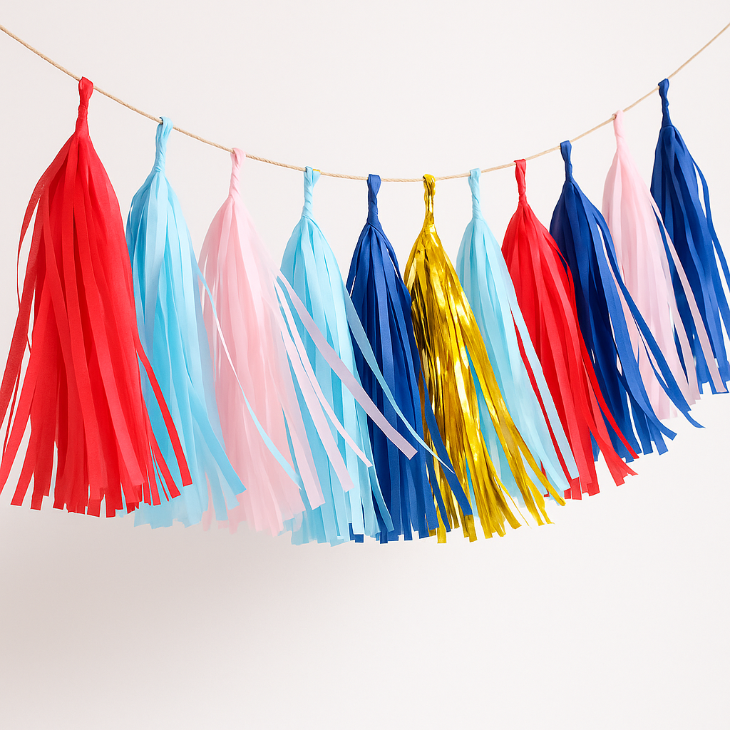 Tissue Paper Tassels