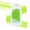 Apple Green Organza Sheer Ribbon