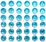 Aqua Self-Adhesive Stick On Rhinestone Gems (200pcs)