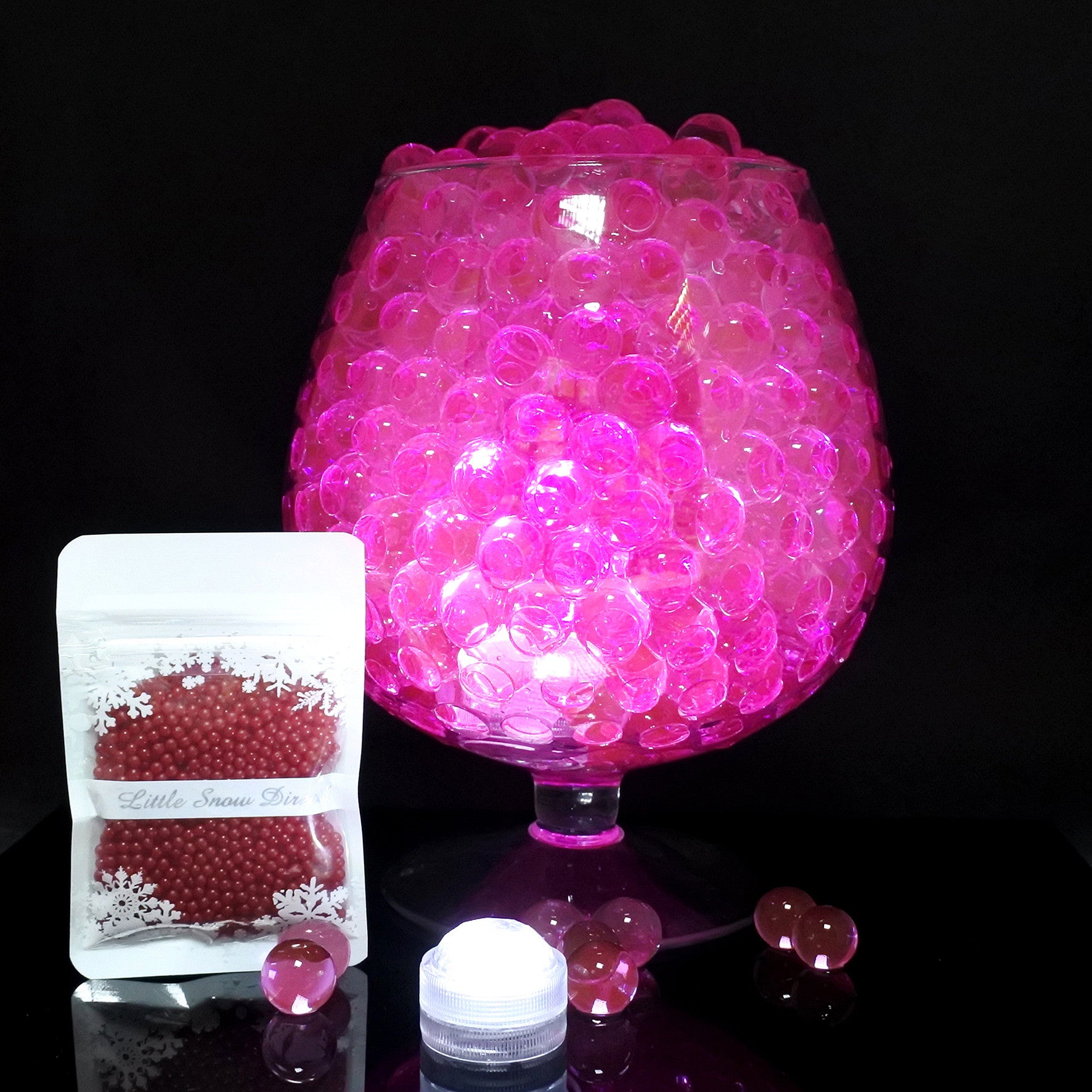 Cerise Water Crystal Bio Gel Ball Beads