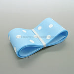Baby Blue 38mm Polka Dot Grosgrain Ribbon