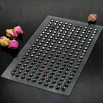 Black Self-Adhesive Stick On Rhinestone Gems (200pcs)