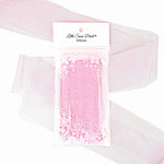 Baby Pink Organza Sheer Ribbon