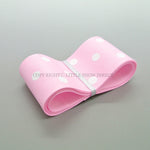 Baby Pink 38mm Polka Dot Grosgrain Ribbon
