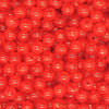 Red Round Glass Crackle Loose Beads - 100 pcs