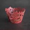 Red Butterfly Laser Cut Cupcake Wrappers / Cases - 20 pcs