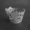 Silver Grey Butterfly Laser Cut Cupcake Wrappers / Cases - 20 pcs