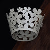 Silver Grey Lace Flower Laser Cut Cupcake Wrappers / Cases - 20 pcs