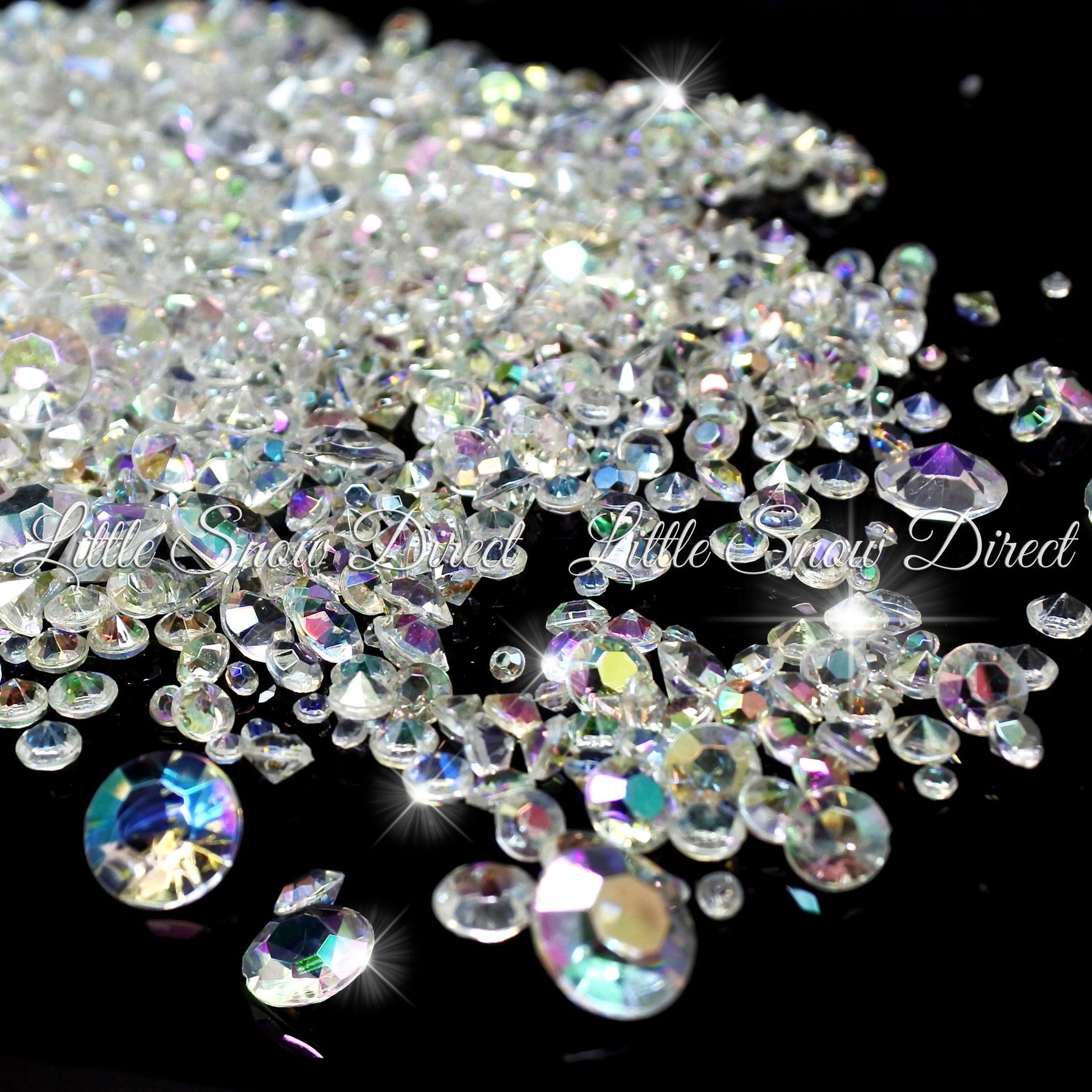 Crystal AB Table Scatter Diamonds