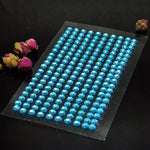 Aqua Self-Adhesive Stick On Rhinestone Gems (200pcs)