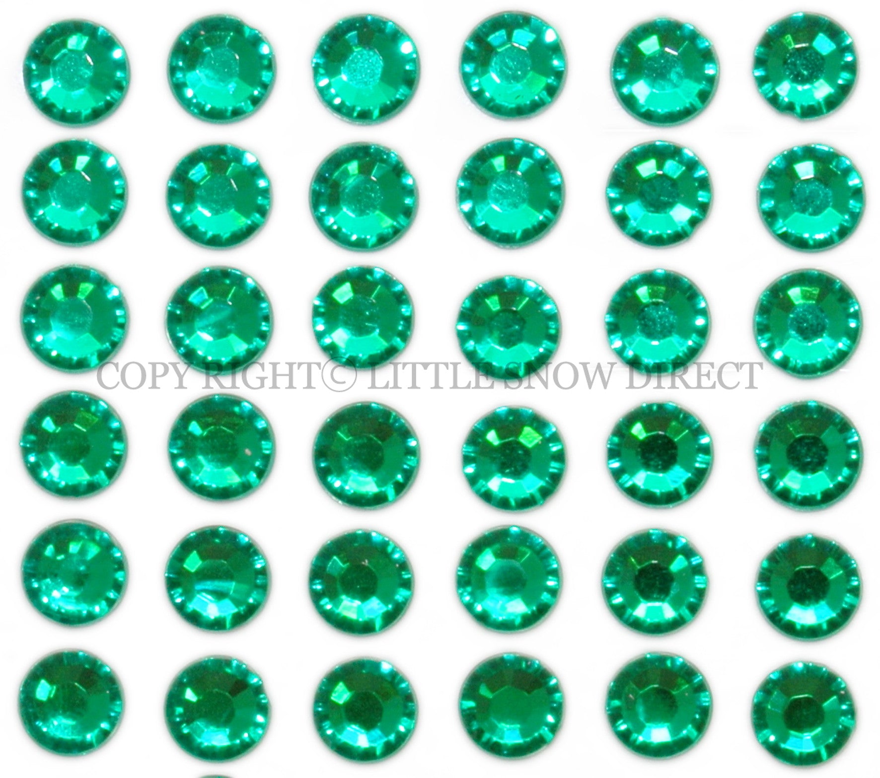 Emerald Self-Adhesive Stick On Rhinestone Gems (200pcs)