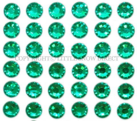 Emerald Self-Adhesive Stick On Rhinestone Gems (200pcs)
