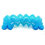 3.6m Four Leaf Clover String Tissue Paper Flower Garland Backdrop - Turquoise / Aqua