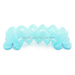 3.6m Four Leaf Clover String Tissue Paper Flower Garland Backdrop - Baby Blue