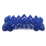 3.6m Four Leaf Clover String Tissue Paper Flower Garland Backdrop - Navy Blue