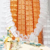 3.6m Four Leaf Clover String Tissue Paper Flower Garland Backdrop - Orange