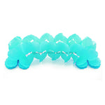 3.6m Four Leaf Clover String Tissue Paper Flower Garland Backdrop - Teal