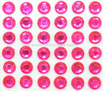 Cerise Self-Adhesive Stick On Rhinestone Gems (200pcs)