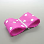 Cerise 38mm Polka Dot Grosgrain Ribbon