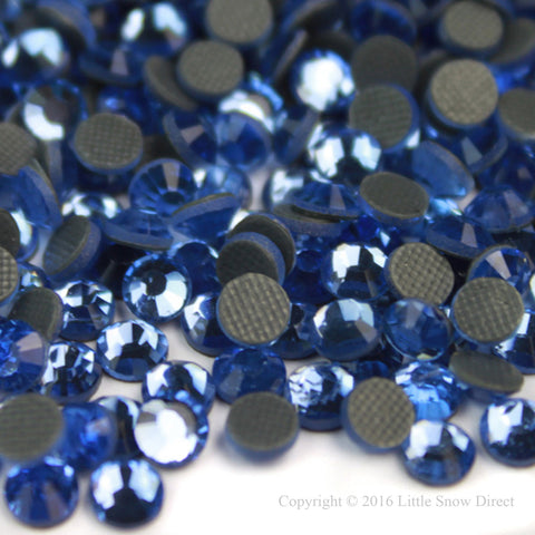 Baby Blue Hot Fix Crystal Iron On Rhinestones Gems