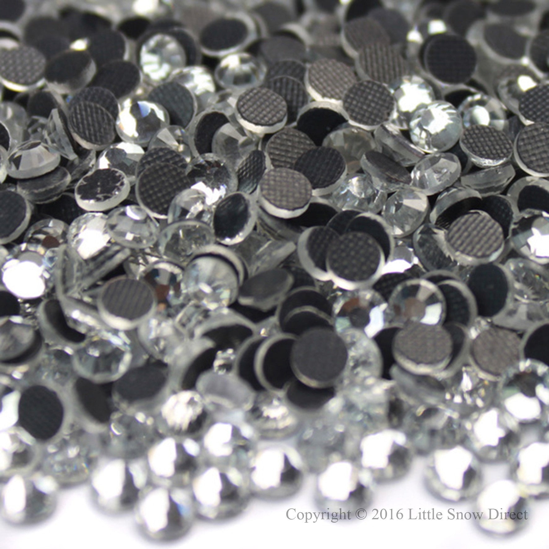 Clear Hot Fix Crystal Iron On Rhinestones Gems