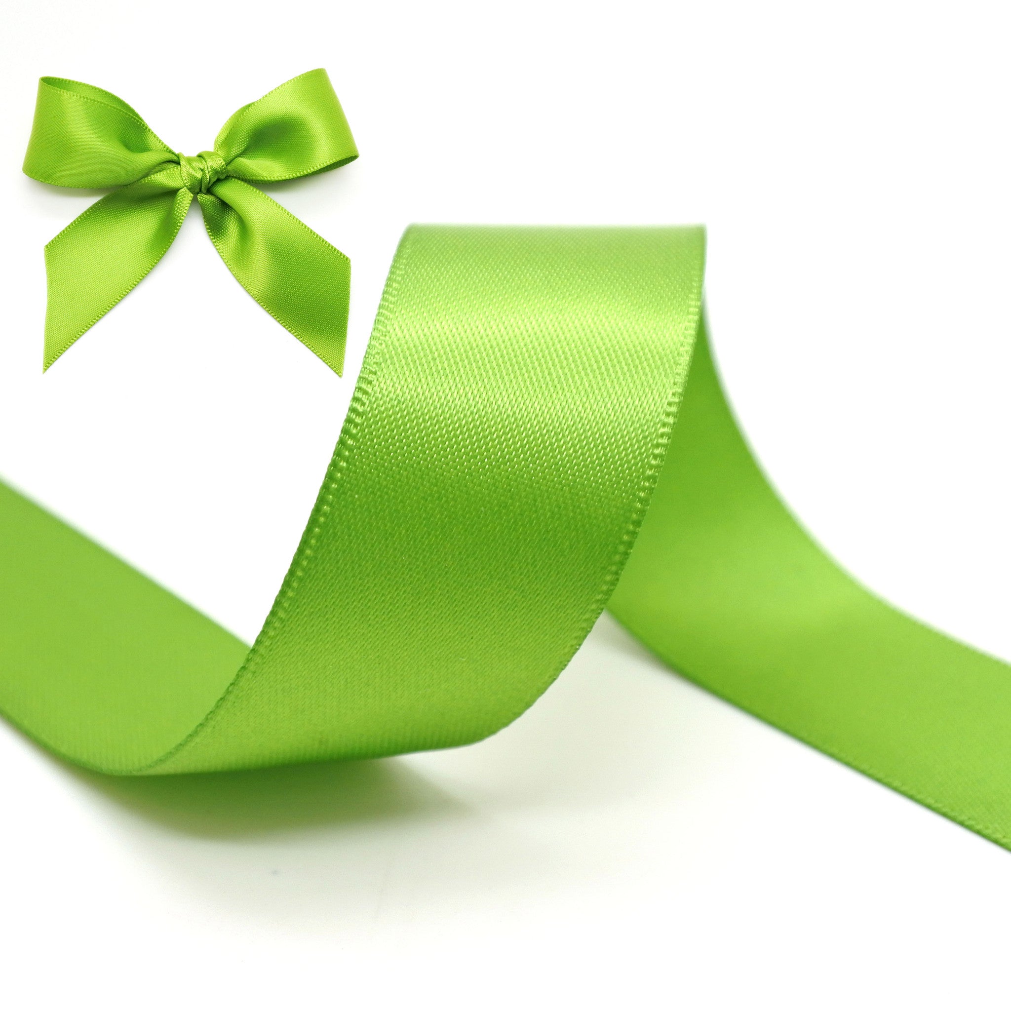 Kiwi Double Sided Satin Ribbon