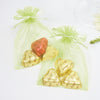 Kiwi Organza Favour Bags - Pack of 10