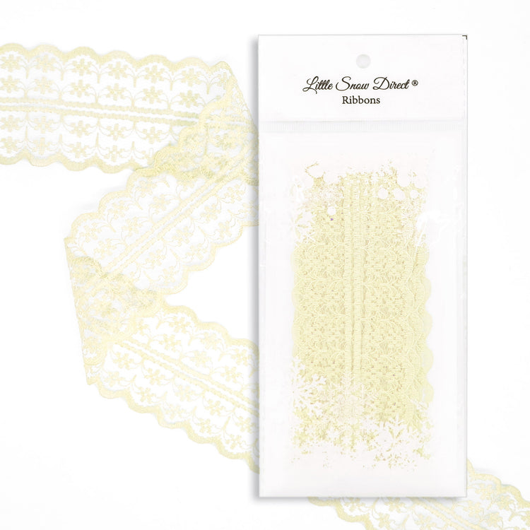 Antique White 47mm Vintage Style Lace