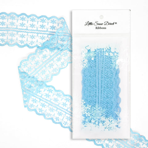Baby Blue 47mm Vintage Style Lace